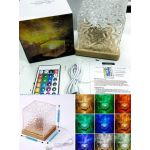 Светильник с эффектом пламени и RGB-подсветкой оптом